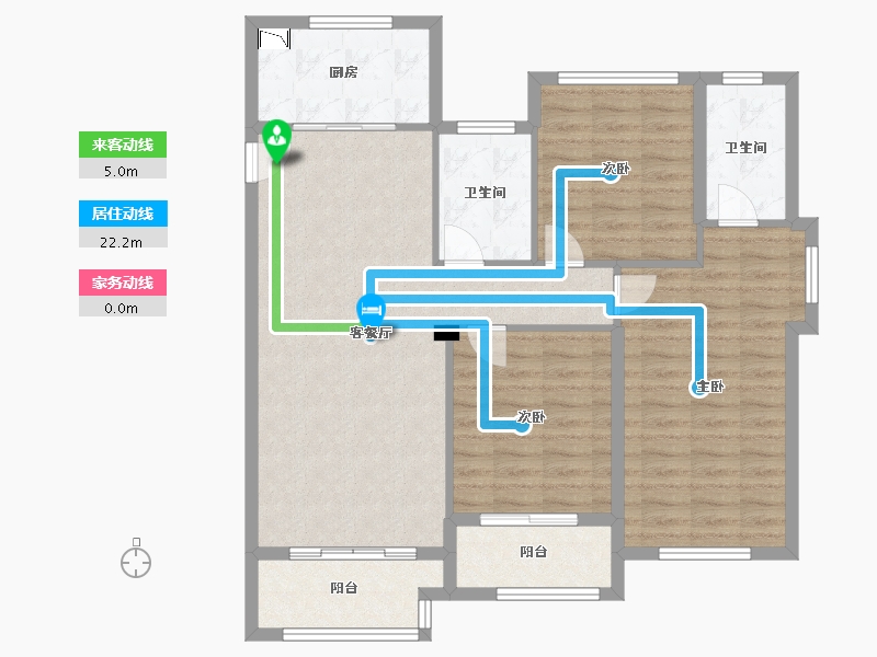 江苏省-常州市-溧阳金峰又一城南区-101.13-户型库-动静线