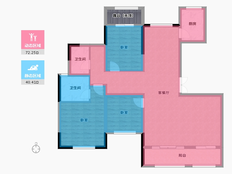 河南省-开封市-通许田润新城-104.42-户型库-动静分区