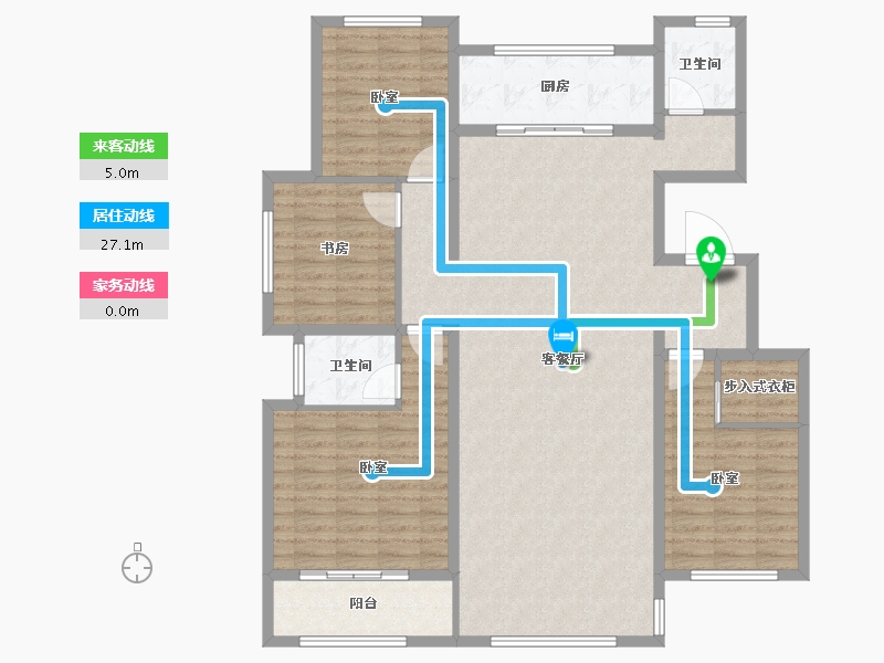 山东省-潍坊市-绿城水郡-136.00-户型库-动静线