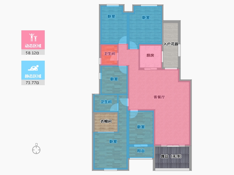 河南省-开封市-香榭华庭-139.99-户型库-动静分区