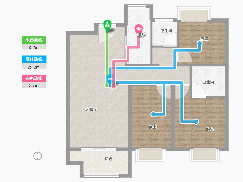 河南省-安阳市-嘉洲清水湾-97.99-户型库-动静线