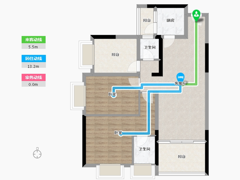 广东省-惠州市-好益康龙林上观-81.05-户型库-动静线