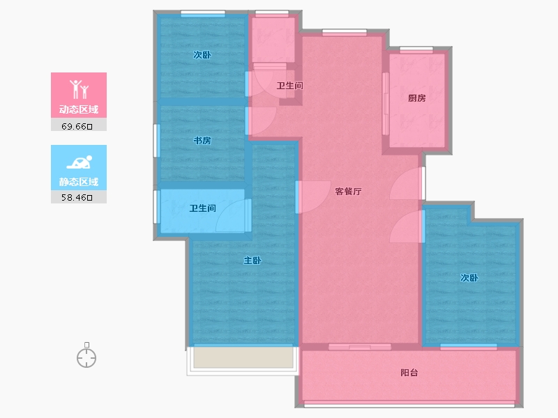 安徽省-蚌埠市-煜华里-114.00-户型库-动静分区