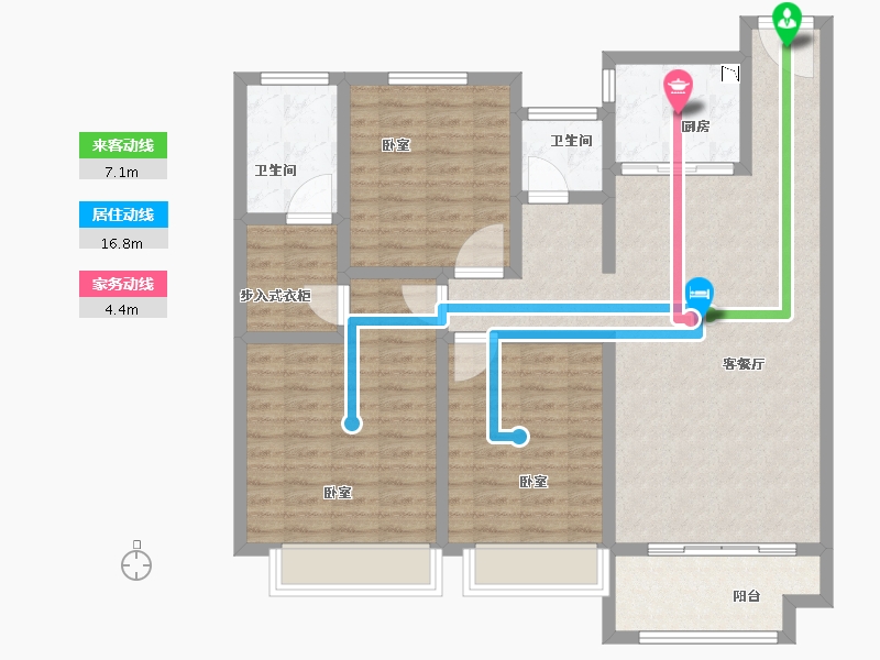 河南省-安阳市-嘉洲清水湾-112.01-户型库-动静线