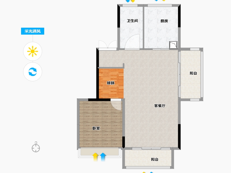 广东省-广州市-绿城桂语兰庭-137.09-户型库-采光通风