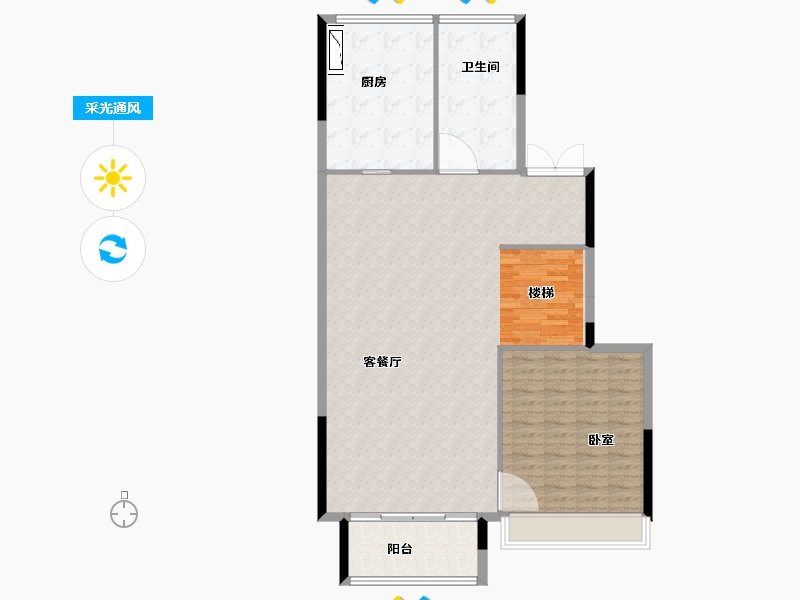 广东省-广州市-绿城桂语兰庭-117.60-户型库-采光通风