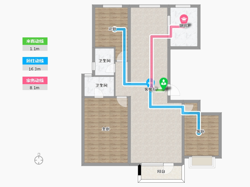 山东省-东营市-东亚清风小镇-120.96-户型库-动静线