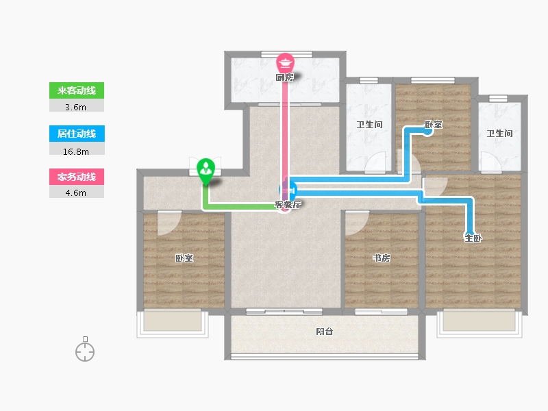 山东省-青岛市-鲁商学府-112.00-户型库-动静线