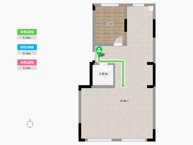 吉林省-长春市-中顺碧水园-71.01-户型库-动静线