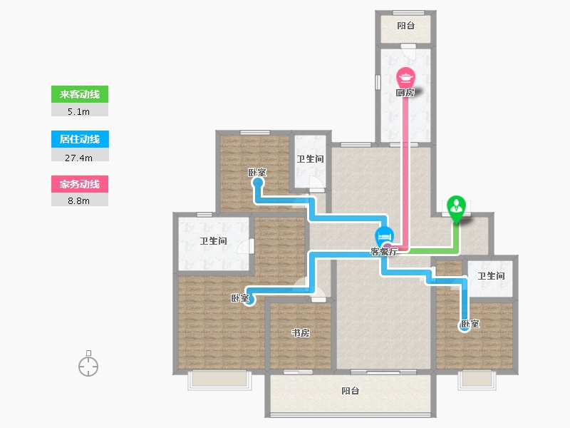 河南省-郑州市-恒大云玺-202.10-户型库-动静线