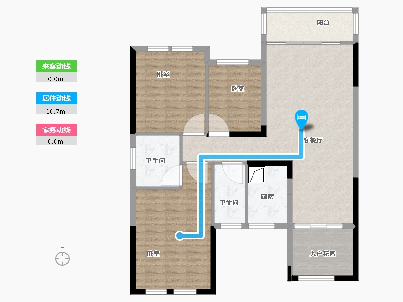 湖南省-怀化市-景东·黔阳府-102.01-户型库-动静线