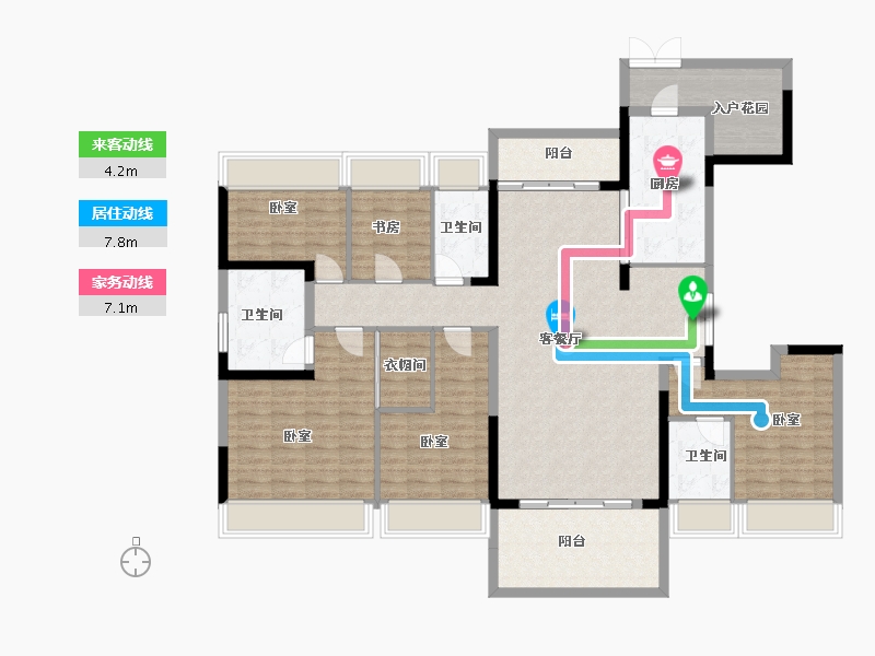 广东省-韶关市-始兴碧桂园-152.66-户型库-动静线