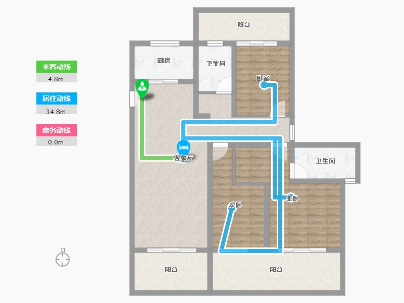 安徽省-黄山市-徽南梦想城-113.58-户型库-动静线