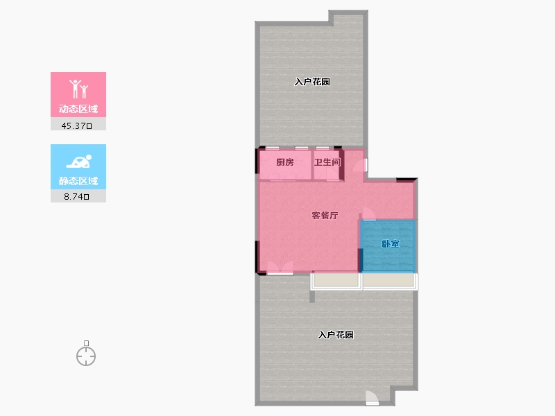 江苏省-镇江市-南山浅水湾花苑-144.00-户型库-动静分区