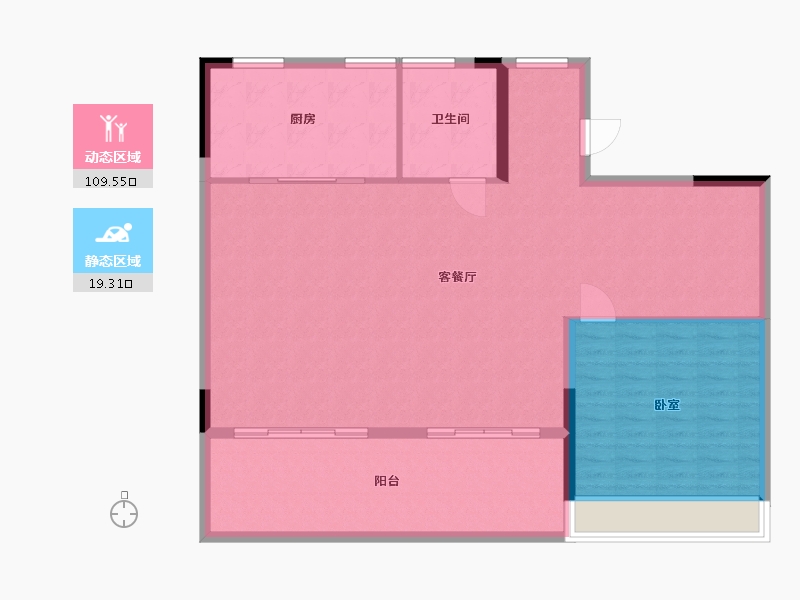 江苏省-镇江市-南山浅水湾花苑-120.00-户型库-动静分区