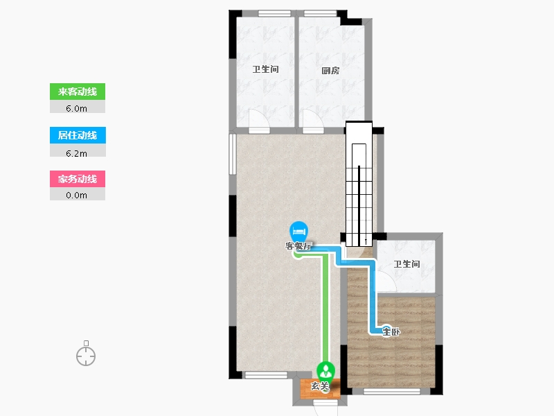 吉林省-长春市-国信南山-76.90-户型库-动静线