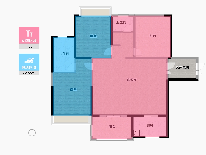 广东省-湛江市-旭阳·热带森林-134.72-户型库-动静分区