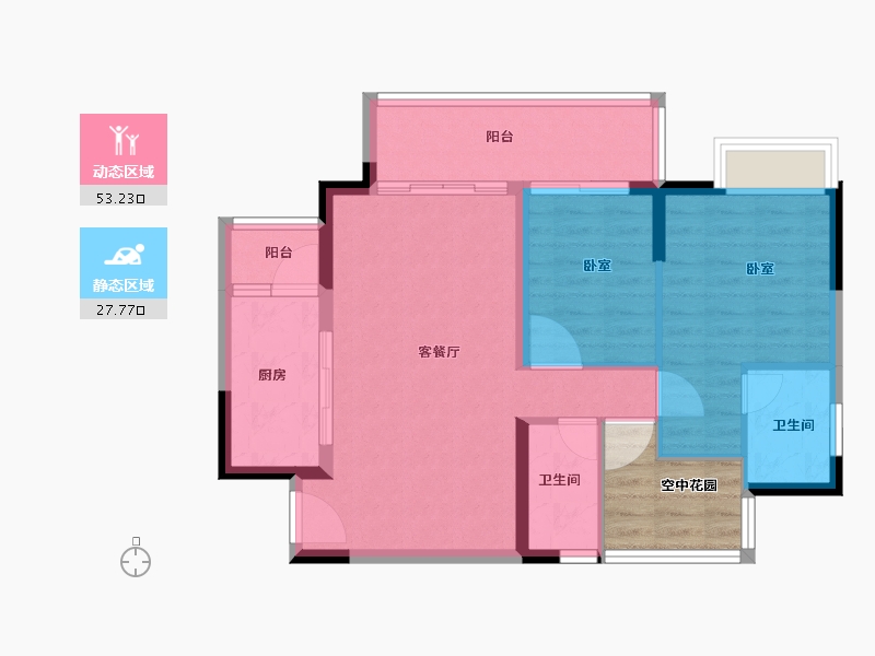 广东省-广州市-合家和府-78.00-户型库-动静分区