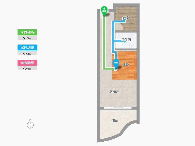 广东省-汕头市-半岛逸景花园-35.91-户型库-动静线