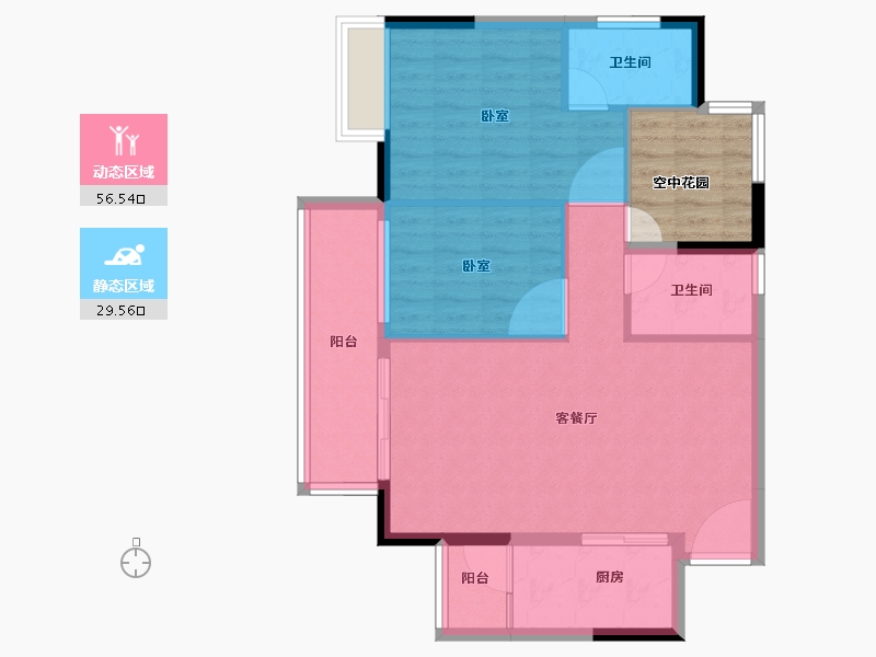 广东省-广州市-合家和府-84.15-户型库-动静分区