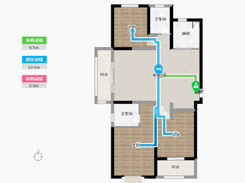 河北省-邯郸市-北湖十六峯-103.01-户型库-动静线