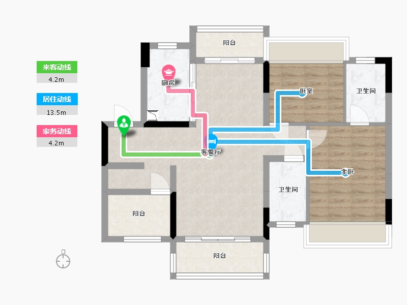 广东省-广州市-中荟城-78.09-户型库-动静线