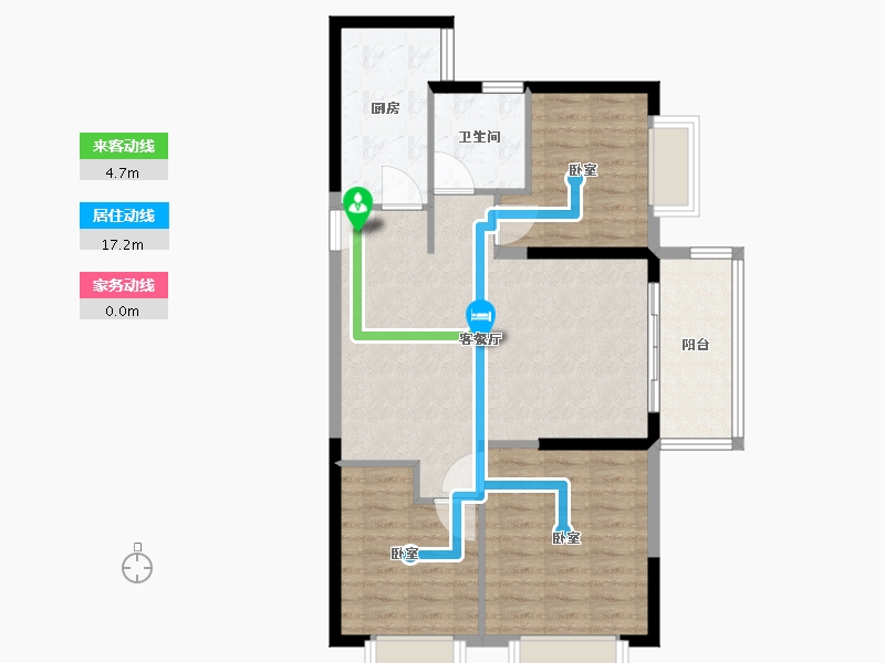 江苏省-镇江市-紫东恒大文化旅游城-82.00-户型库-动静线