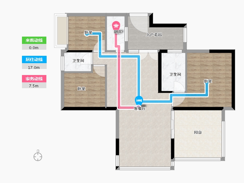 广东省-广州市-广州颐和盛世-106.00-户型库-动静线