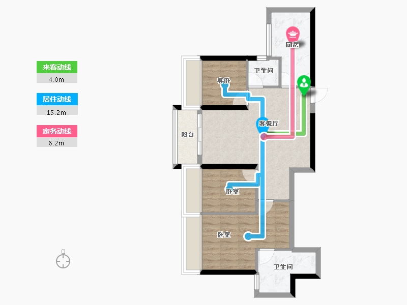 广东省-佛山市-保利和光尘樾-67.05-户型库-动静线