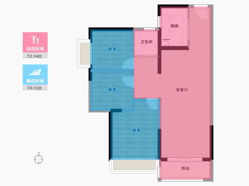 广东省-深圳市-太东海德花园-73.01-户型库-动静分区