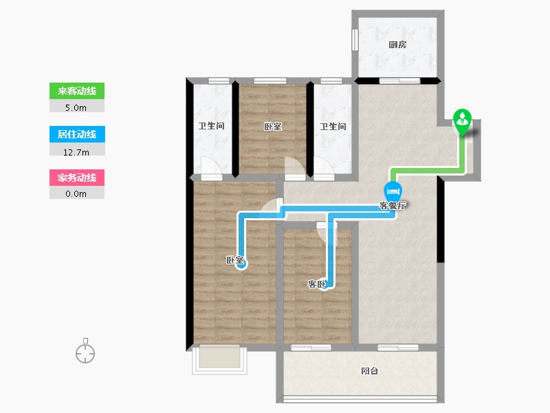 河南省-郑州市-中昂·玉棠府-97.01-户型库-动静线