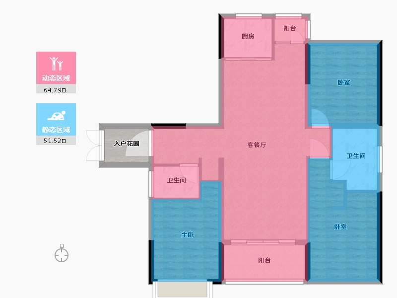 广东省-广州市-大宏锦绣-109.00-户型库-动静分区