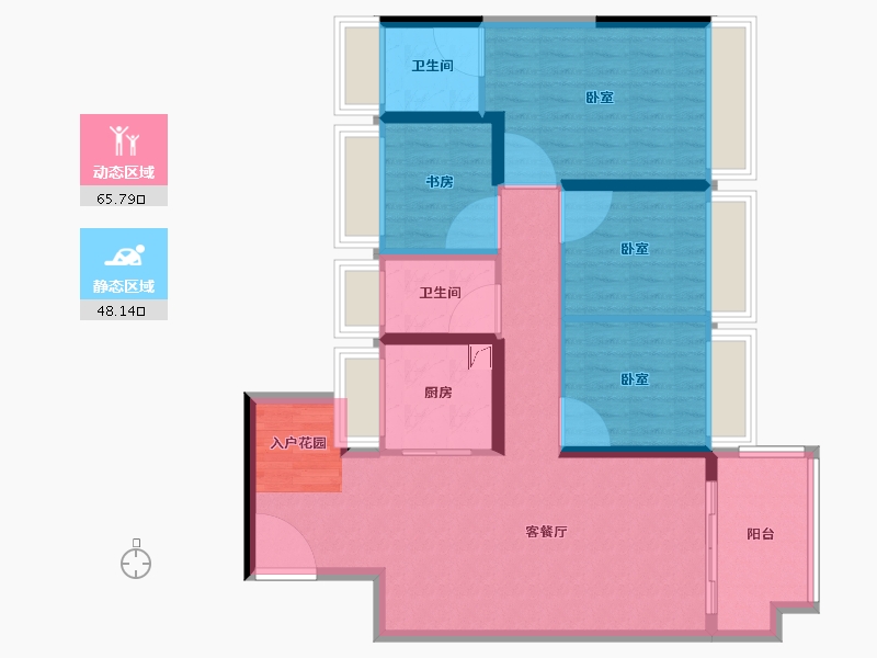 广东省-湛江市-假日名苑-101.79-户型库-动静分区