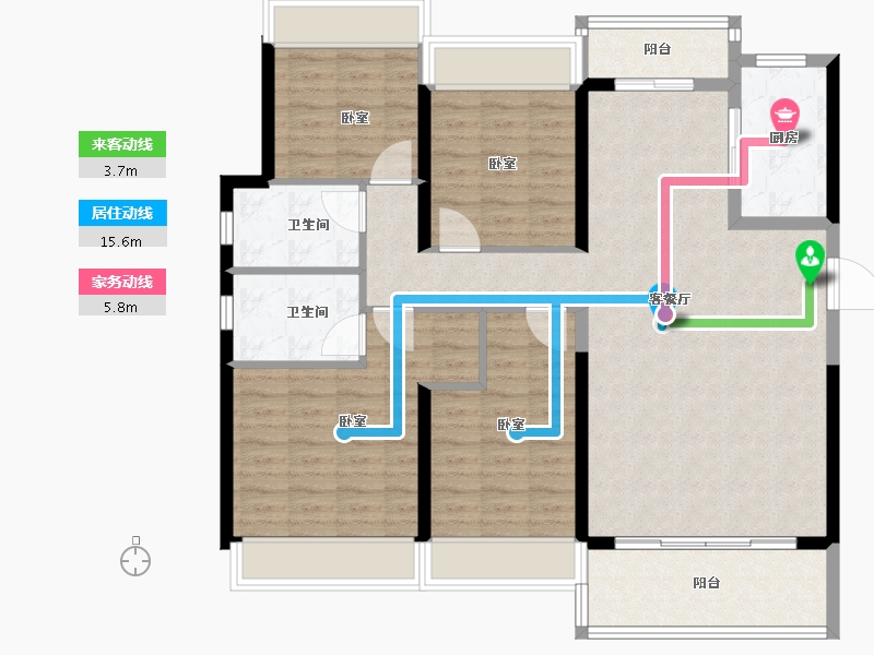 湖南省-常德市-安乡山湖海上城-114.00-户型库-动静线