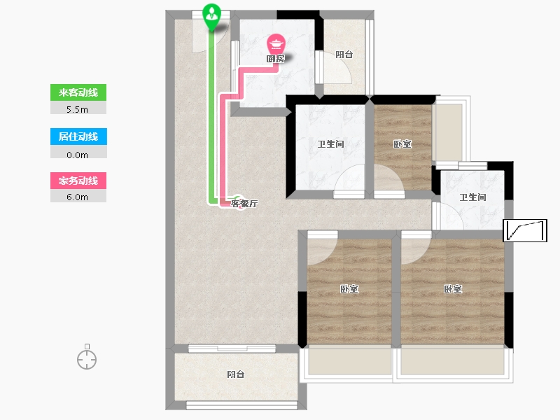 广东省-肇庆市-敏捷水映澜山-71.78-户型库-动静线