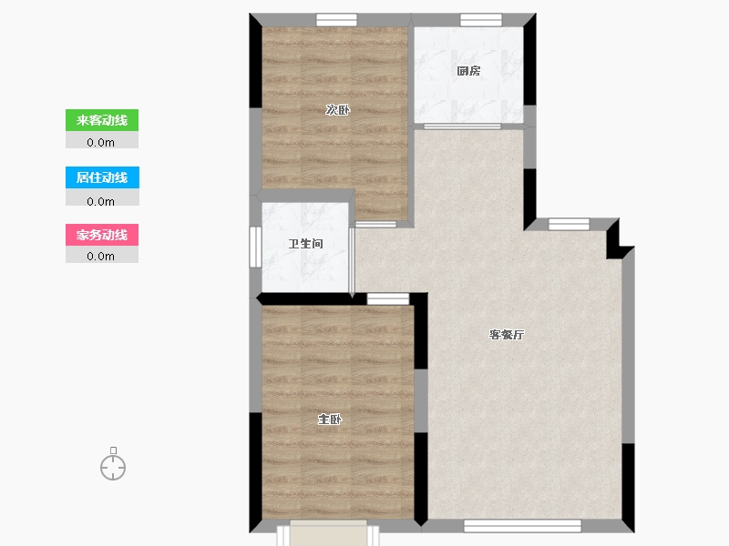 吉林省-长春市-良品柏宏筑福里-56.42-户型库-动静线