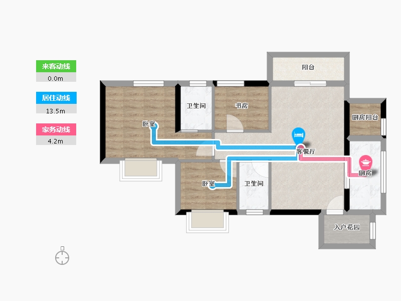 陕西省-西安市-西安深国投中心-68.33-户型库-动静线