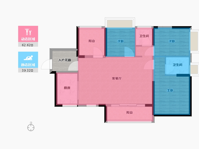 广东省-广州市-宏宇天御江畔-97.01-户型库-动静分区