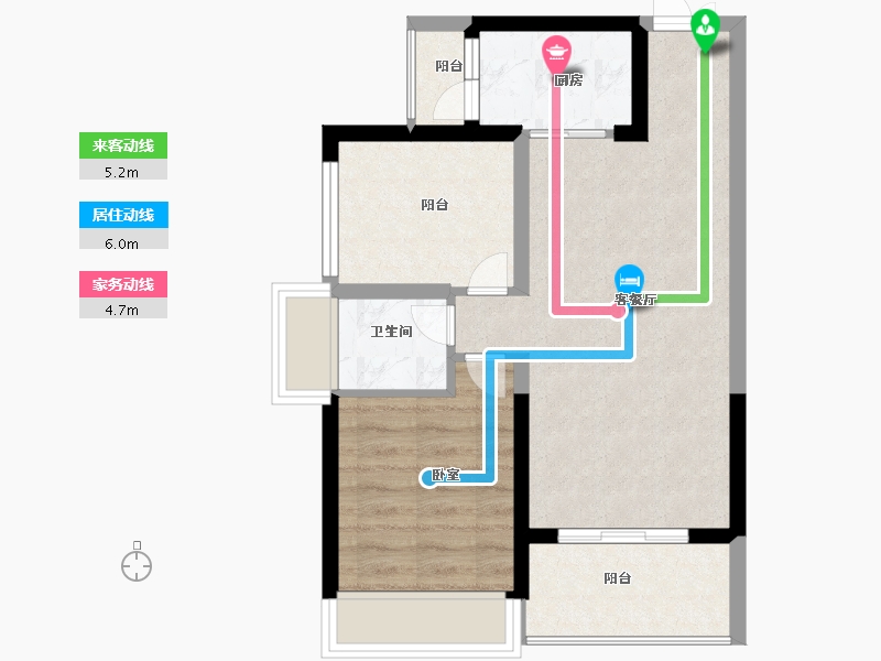 广东省-湛江市-旭阳·热带森林-55.00-户型库-动静线