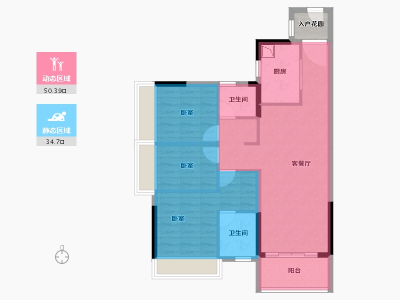 广东省-广州市-富力清远中以科技小镇-78.52-户型库-动静分区