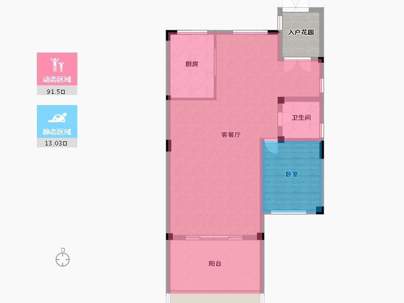 广东省-广州市-国瑞温泉城-101.51-户型库-动静分区