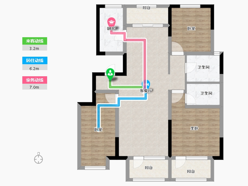 山东省-青岛市-广润熙悦-102.93-户型库-动静线