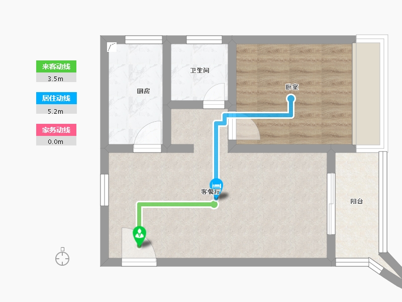 广东省-江门市-泉林黄金小镇-47.00-户型库-动静线