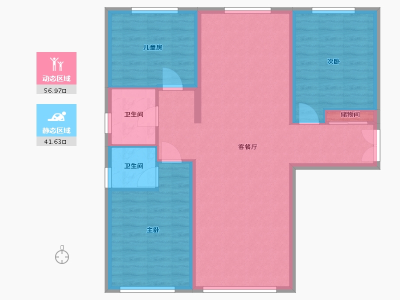 山西省-大同市-九如花园-89.08-户型库-动静分区