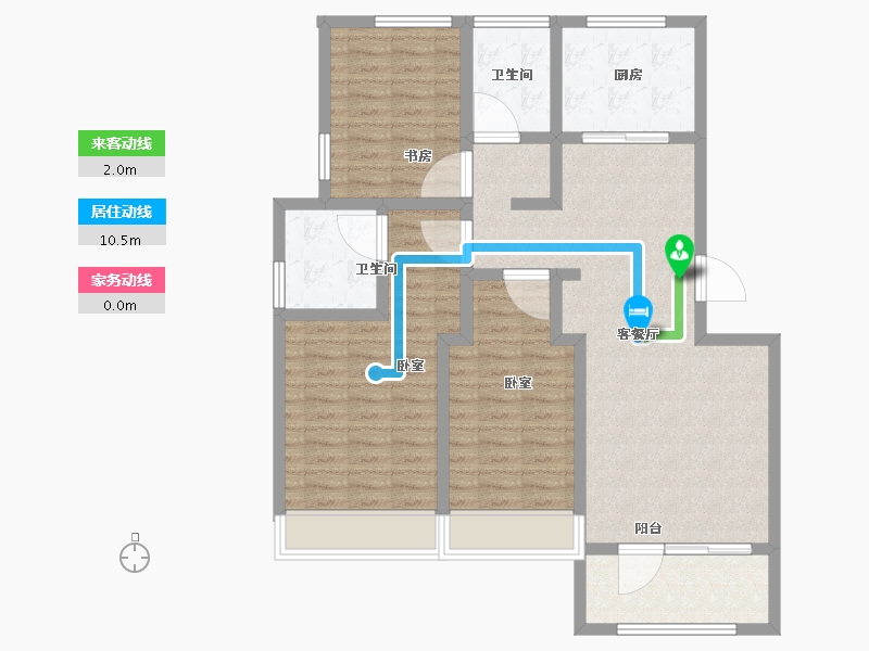 山东省-青岛市-金地锦宸-101.00-户型库-动静线