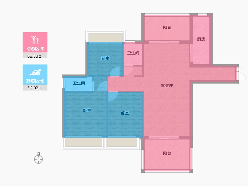 广东省-湛江市-沿江壹号-94.46-户型库-动静分区