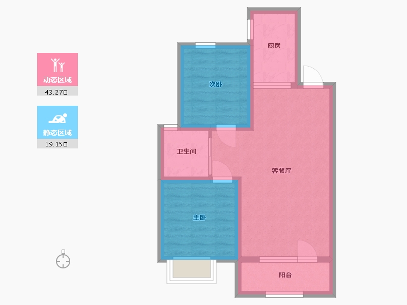 吉林省-长春市-大众置业理想城市-55.08-户型库-动静分区