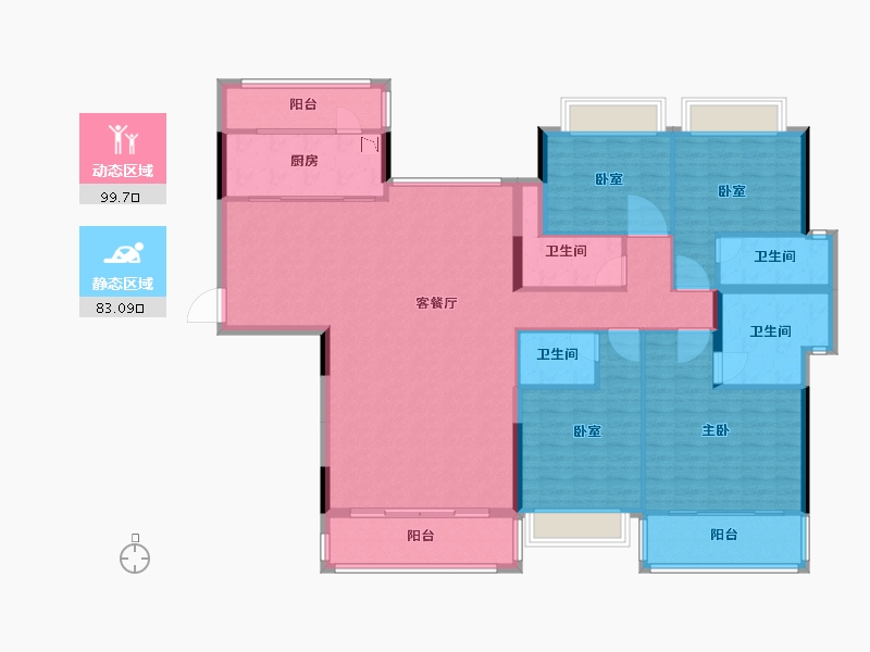 广东省-广州市-御湖山-167.00-户型库-动静分区