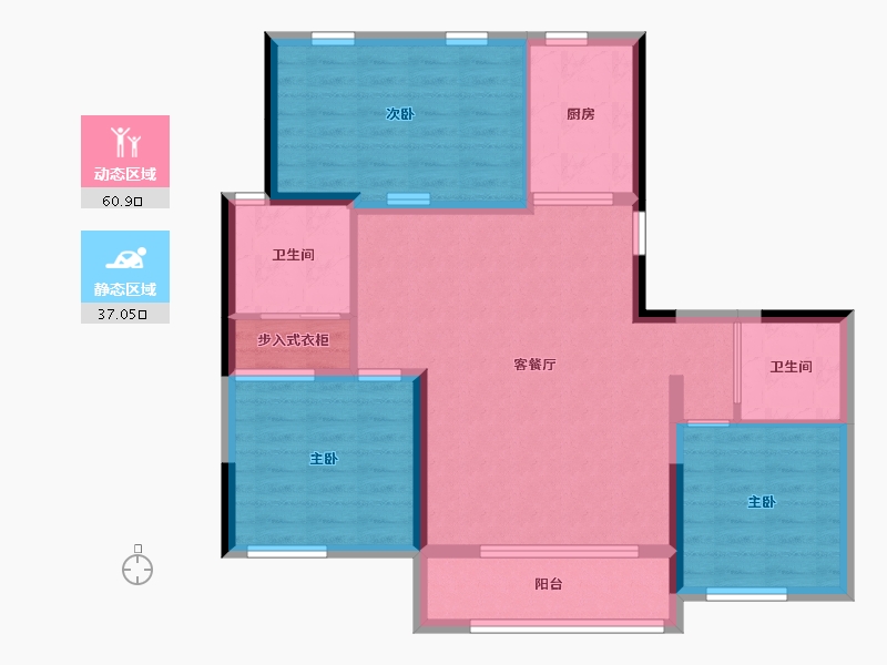 吉林省-长春市-大众置业理想城市-88.28-户型库-动静分区