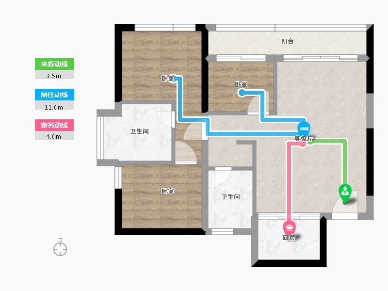 广东省-深圳市-特区建发乐府广场-63.17-户型库-动静线